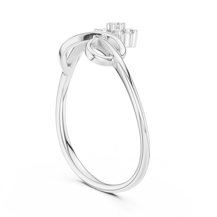 The Corvelle — Round Collet Ring