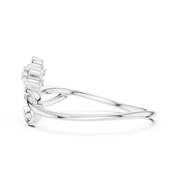 The Corvelle — Round Collet Ring