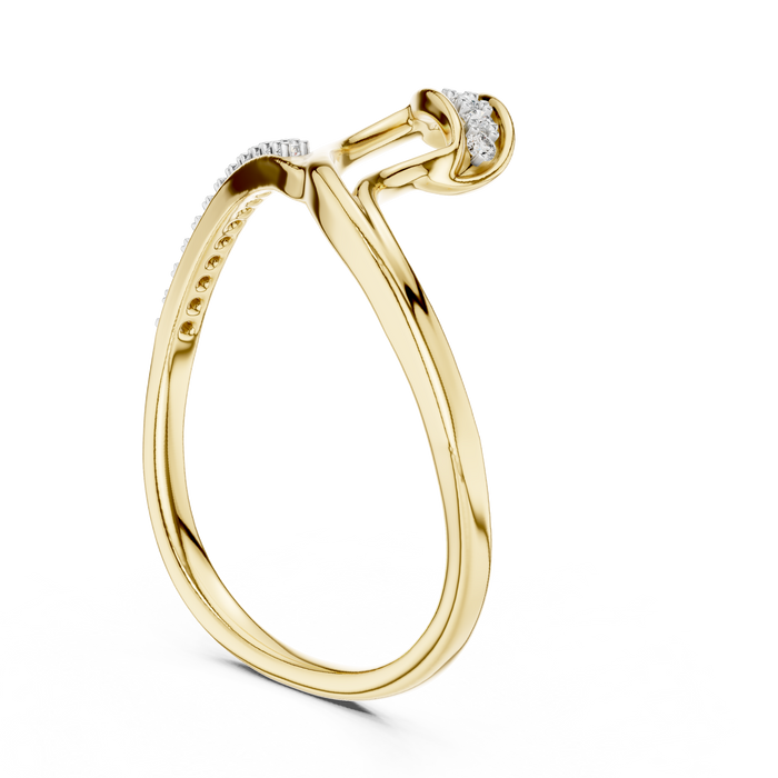 The Etoilane — Round Diamond Ring