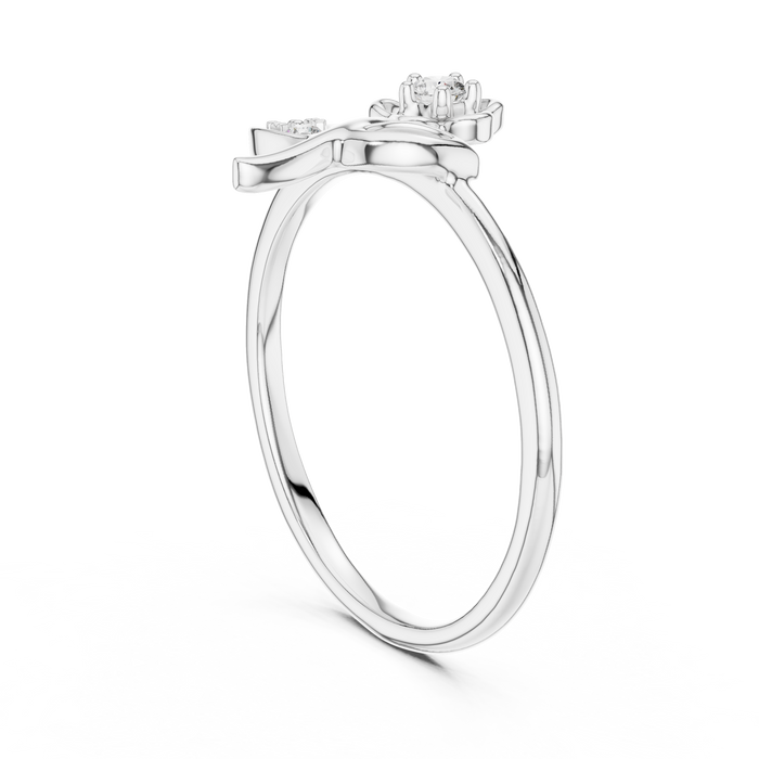 The Genevance — Round Collet Ring