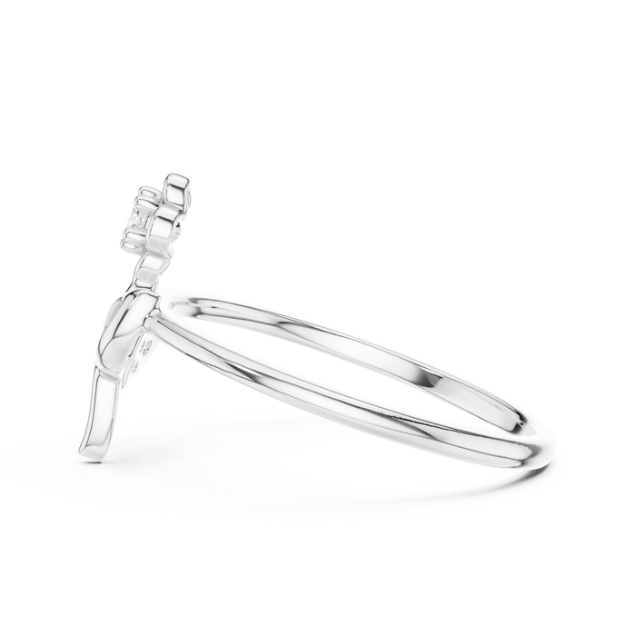 The Genevance — Round Collet Ring