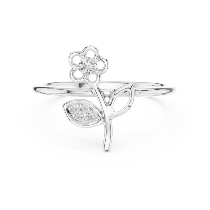 The Genevance — Round Collet Ring