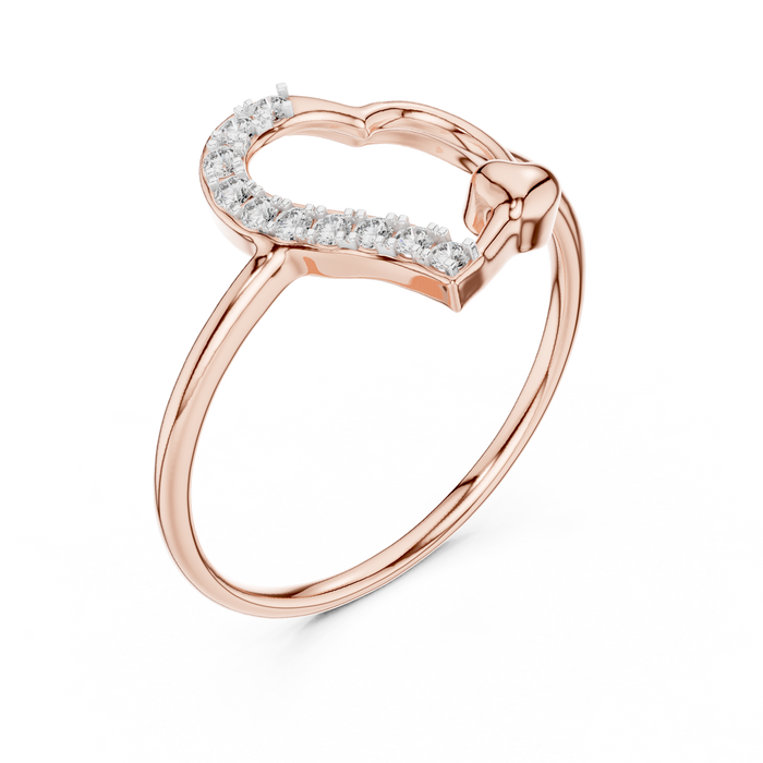 The Hivernale — Round Diamond Ring