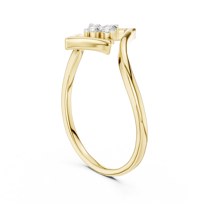 The Levantine — Round Collet Ring