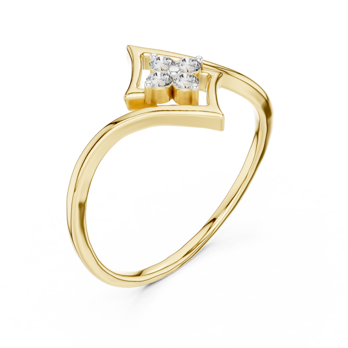 The Levantine — Round Collet Ring