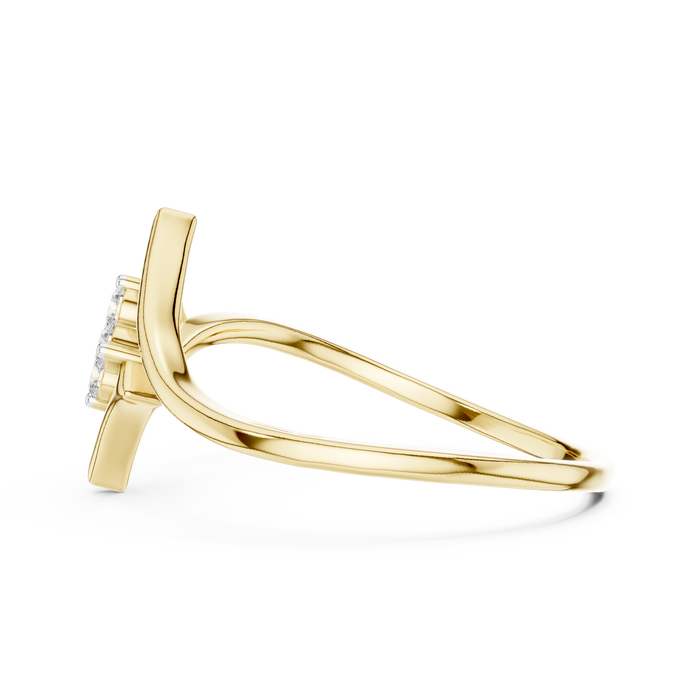 The Levantine — Round Collet Ring