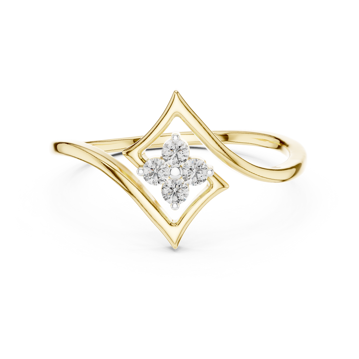 The Levantine — Round Collet Ring