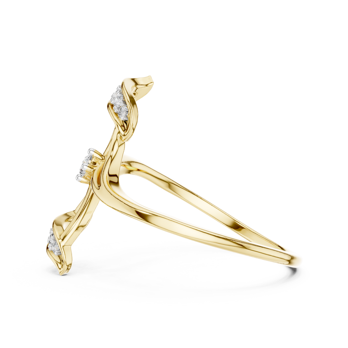 The Nightsong — Round Collet Ring