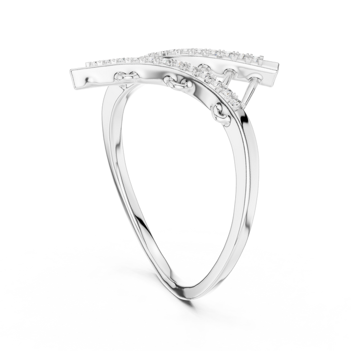 The Quiverleaf — Round Diamond Ring