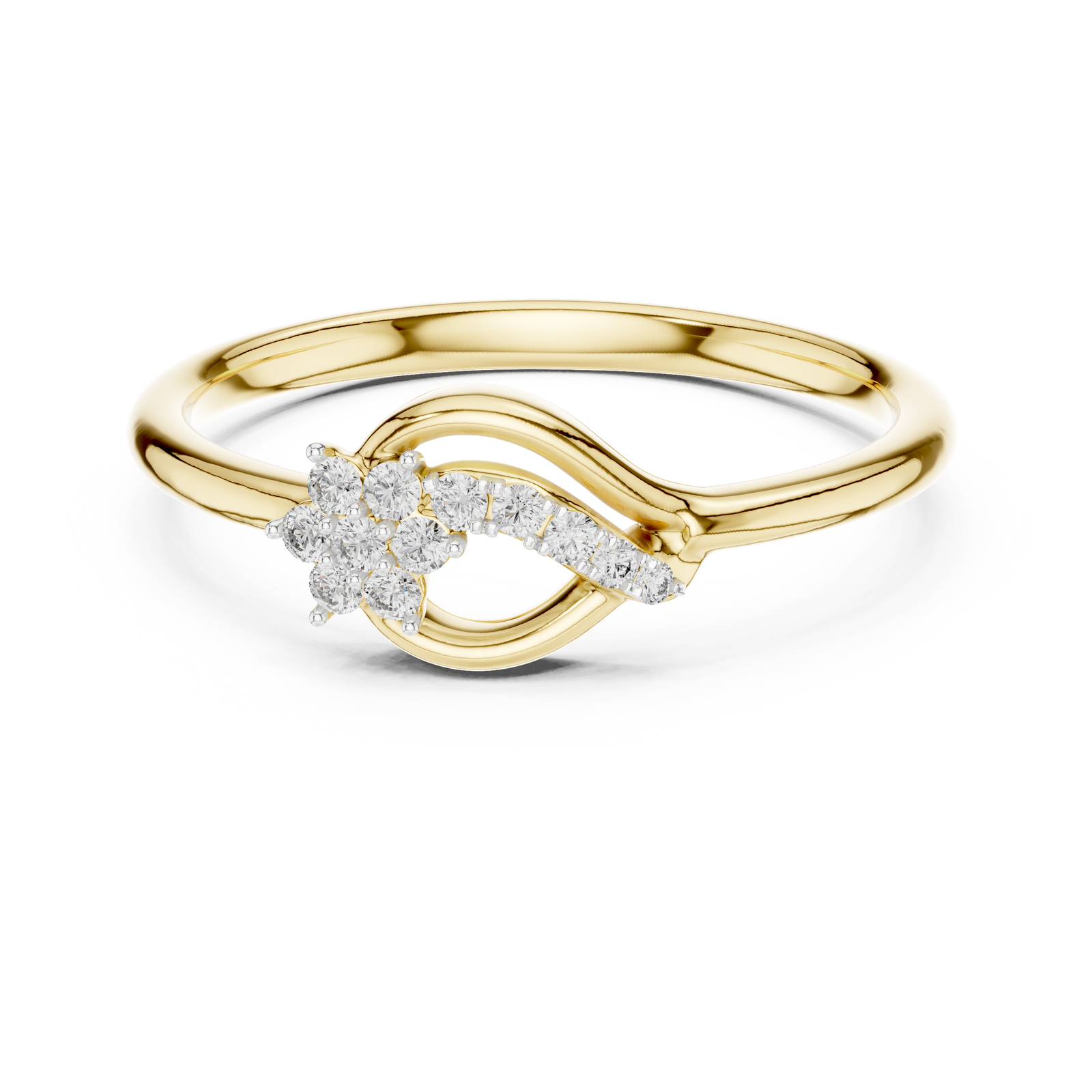The Unamie — Round Collet Ring