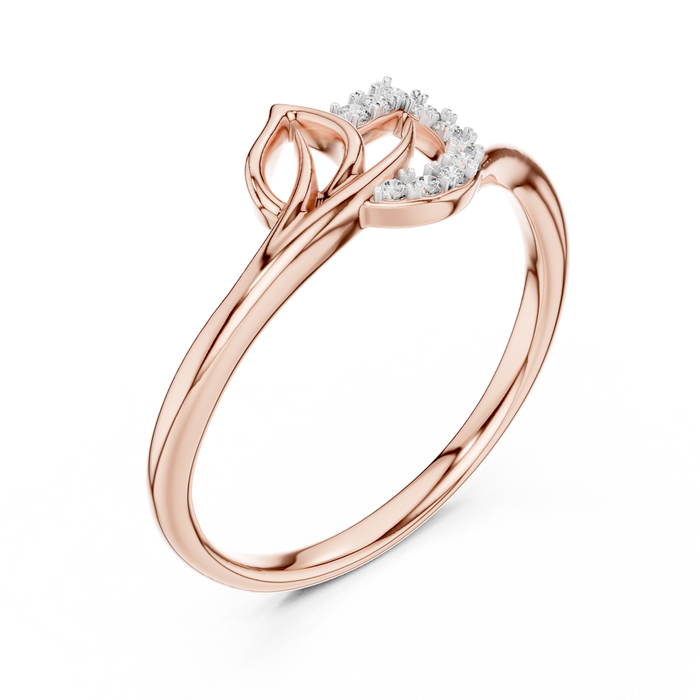 The Vermeille — Round Diamond Ring