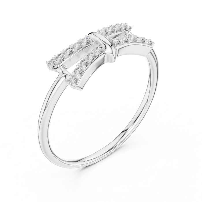 The Yolandine — Round Diamond Ring