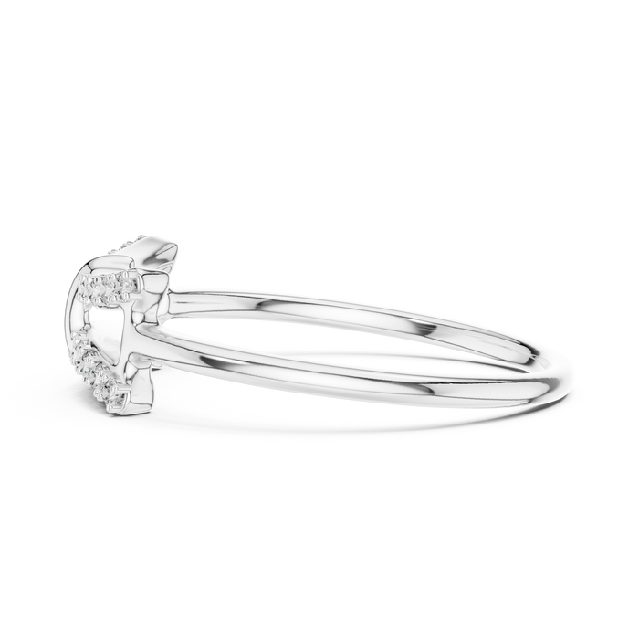 The Yolandine — Round Diamond Ring