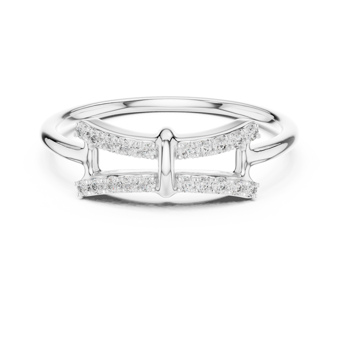 The Yolandine — Round Diamond Ring