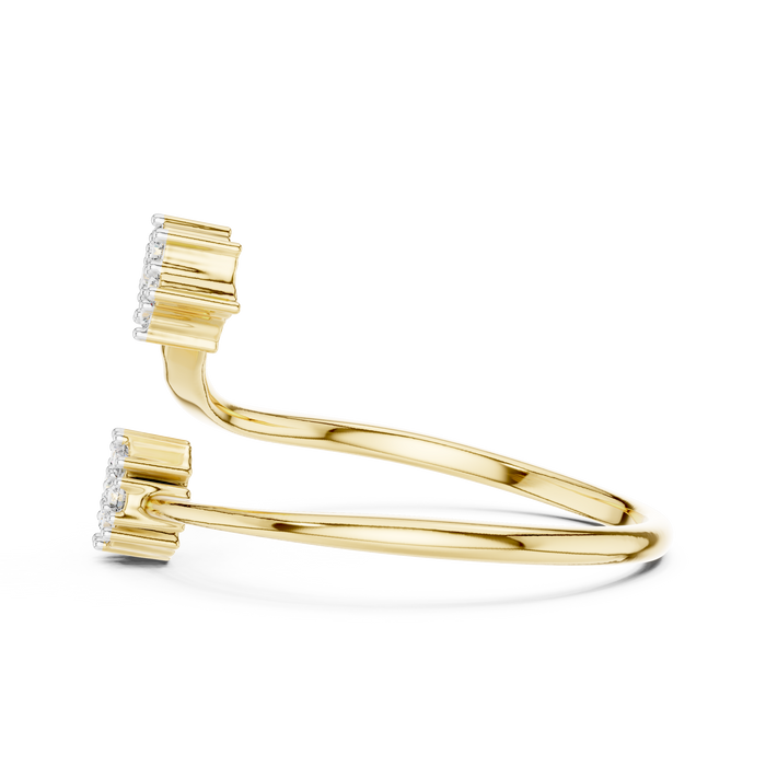 The Zircadie — Round Collet Ring