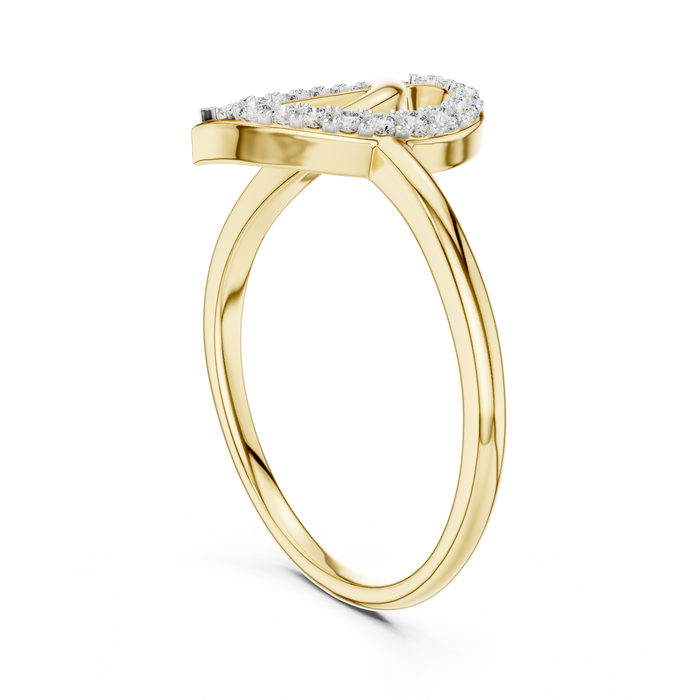 The Blancfleur — Round Diamond Ring