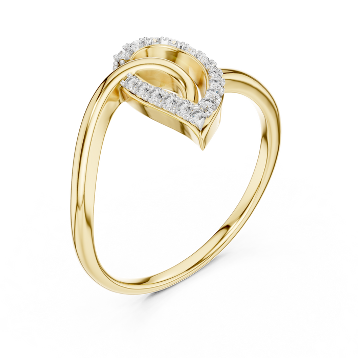 The Blancfleur — Round Diamond Ring