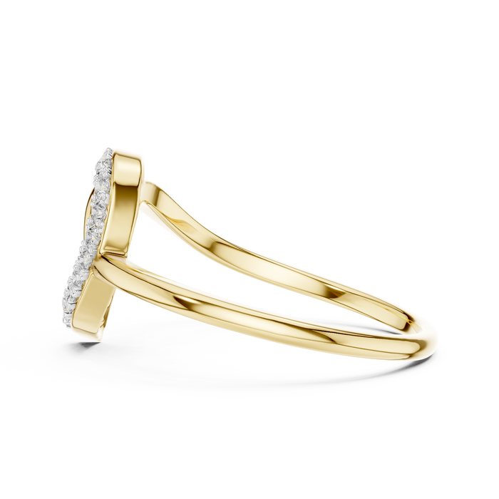 The Blancfleur — Round Diamond Ring