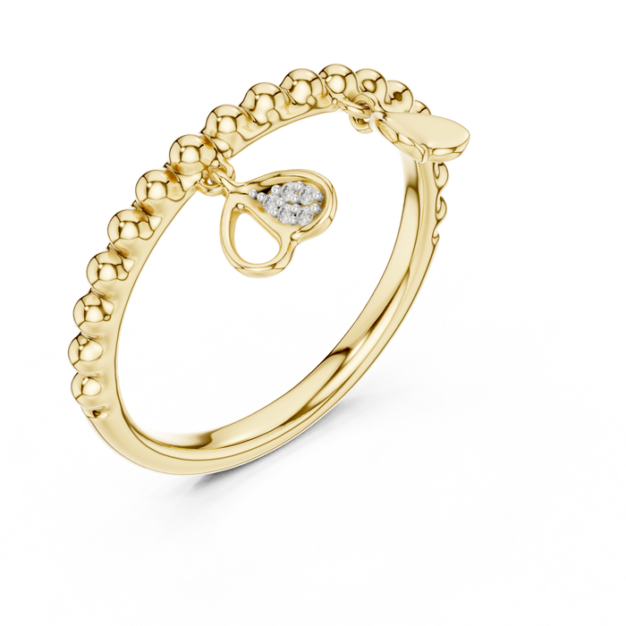 The Dorelance — Round Pavé Ring