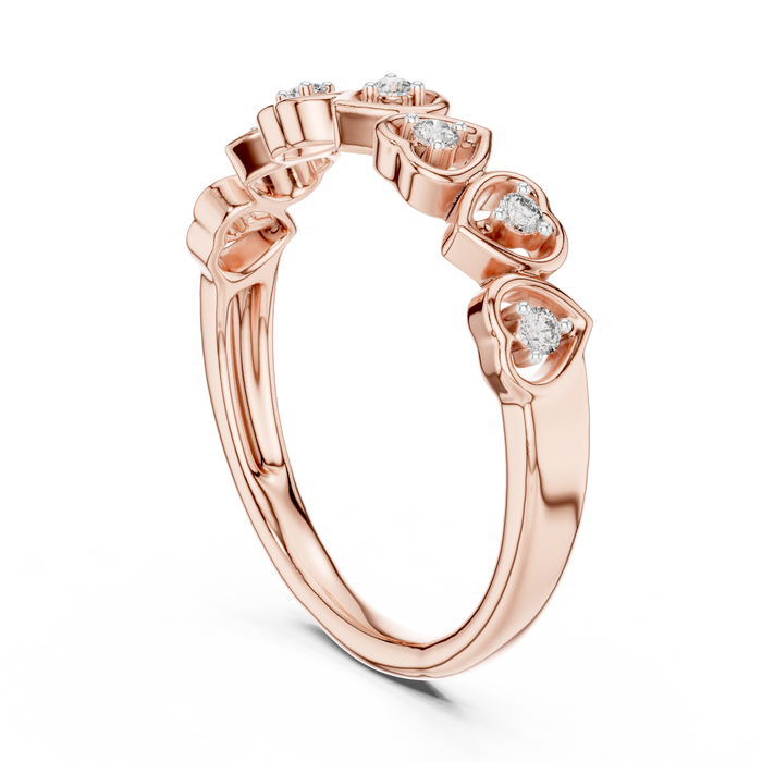 The Glorielle — Round Collet Ring