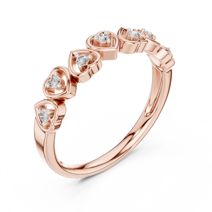 The Glorielle — Round Collet Ring
