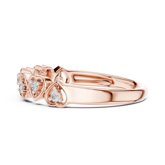 The Glorielle — Round Collet Ring