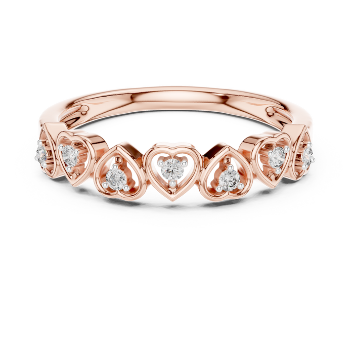 The Glorielle — Round Collet Ring