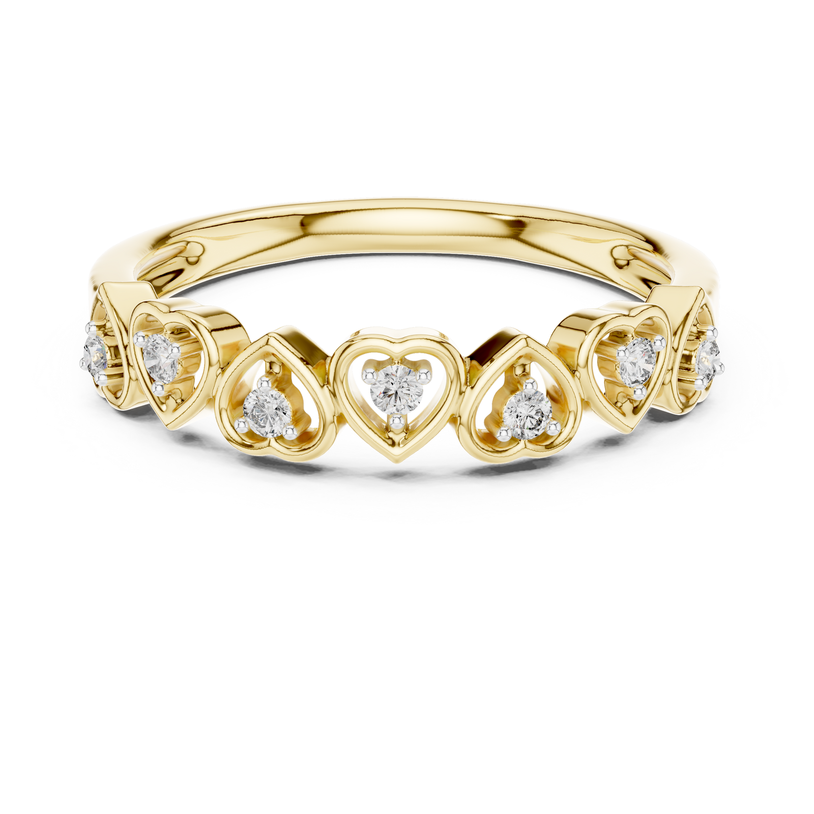 The Glorielle — Round Collet Ring