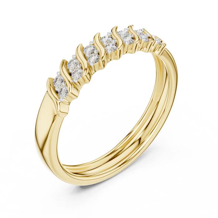 The Hautecour — Round Collet Ring