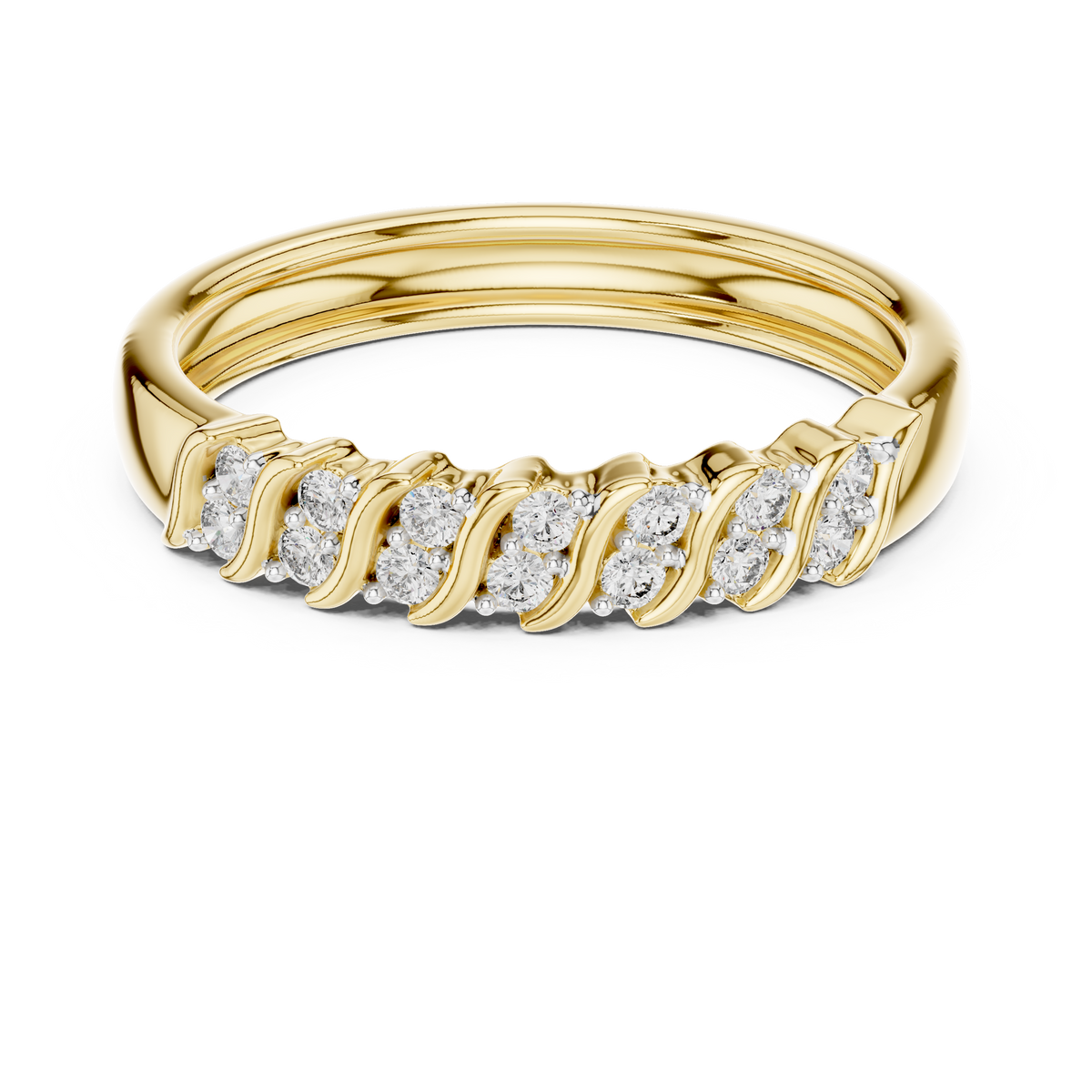 The Hautecour — Round Collet Ring