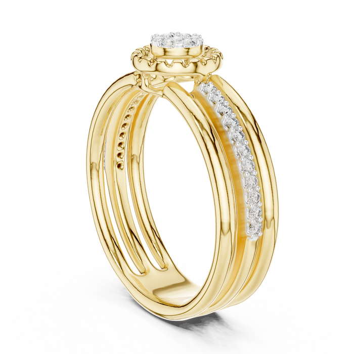 The Illustrine — Round Prong Ring