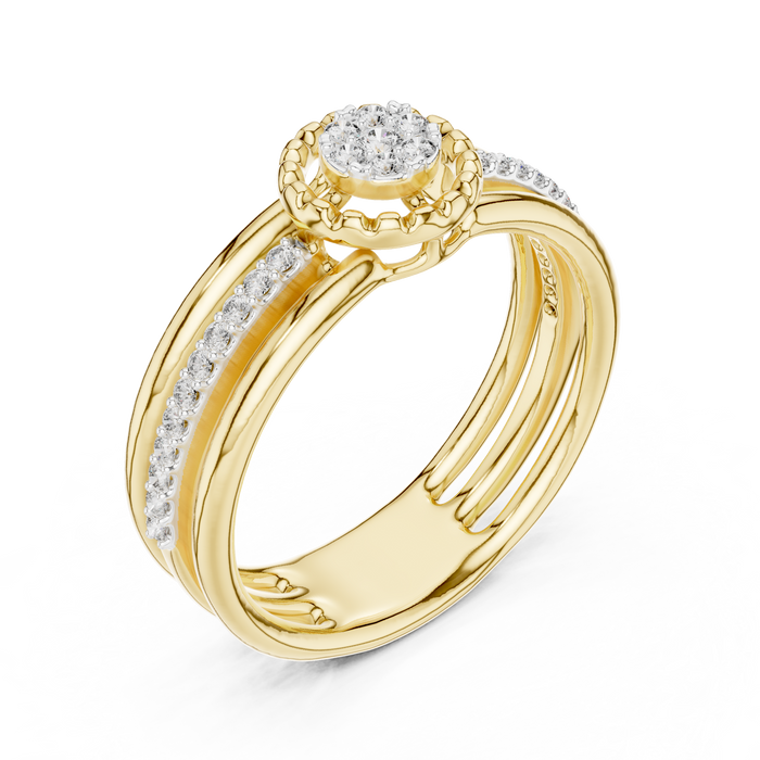The Illustrine — Round Prong Ring