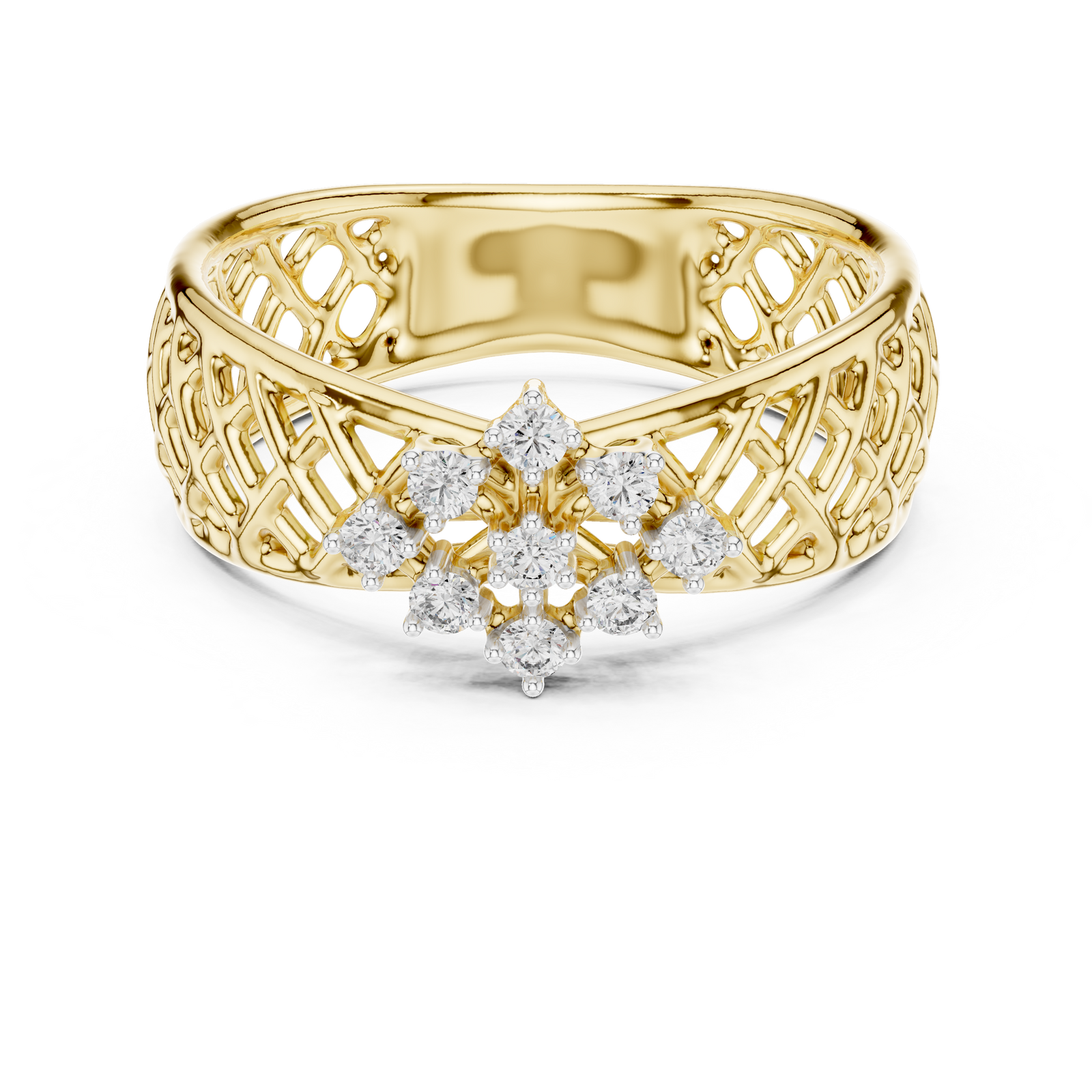 The Klarissande — Round Collet Ring