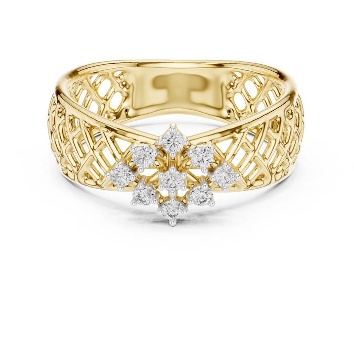 The Klarissande — Round Collet Ring