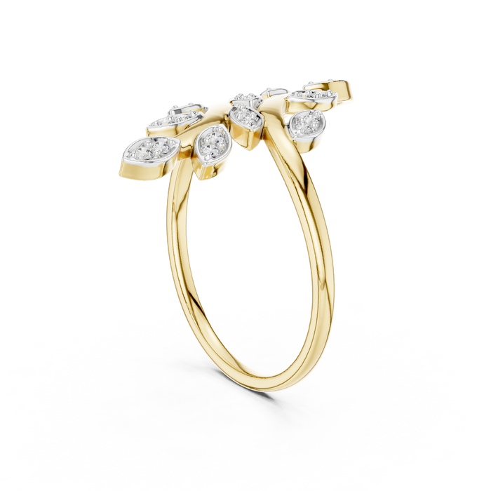 The Palomine — Round Pavé Ring