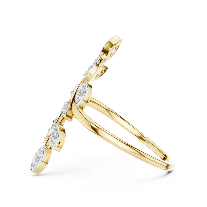 The Palomine — Round Pavé Ring