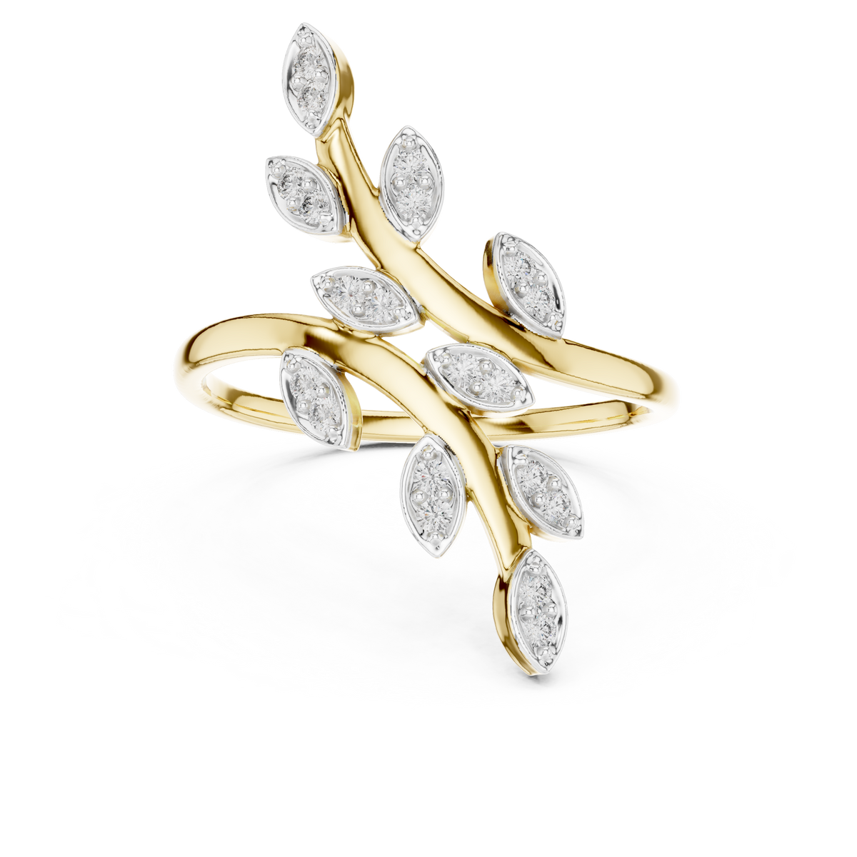 The Palomine — Round Pavé Ring