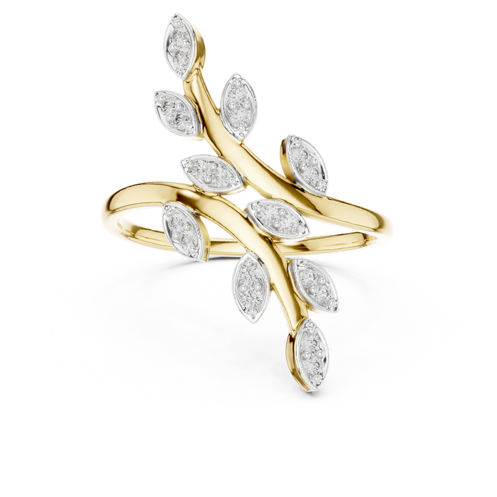 The Palomine — Round Pavé Ring