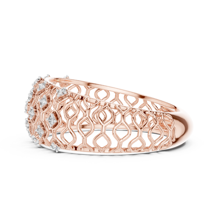 The Roussette — Round Collet Ring