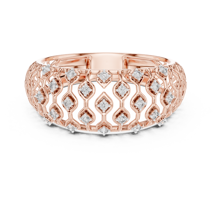 The Roussette — Round Collet Ring