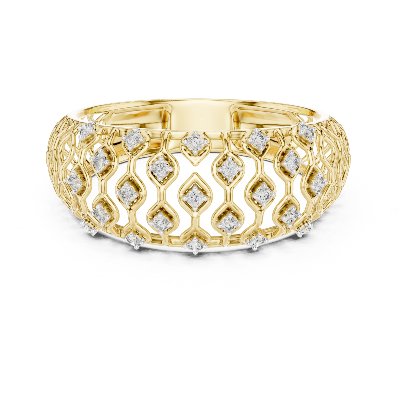 The Roussette — Round Collet Ring