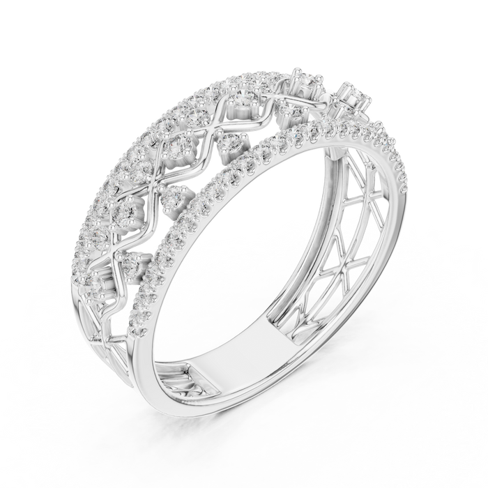 The Sablonde — Round Collet Ring