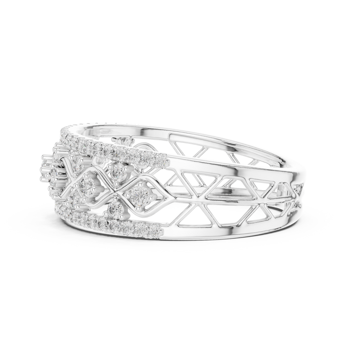 The Sablonde — Round Collet Ring