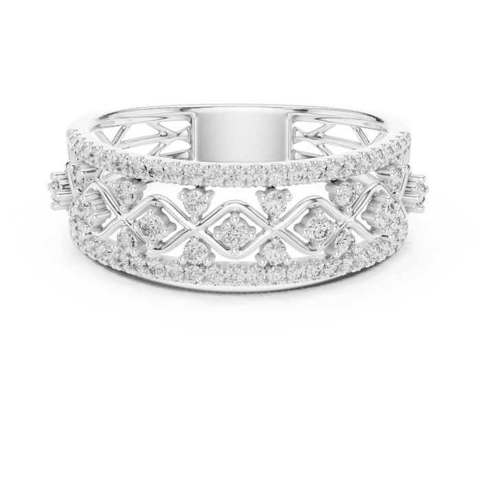 The Sablonde — Round Collet Ring