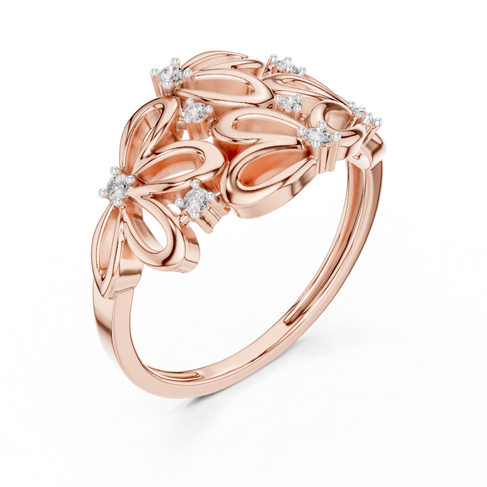 The Trevanne — Round Collet Ring