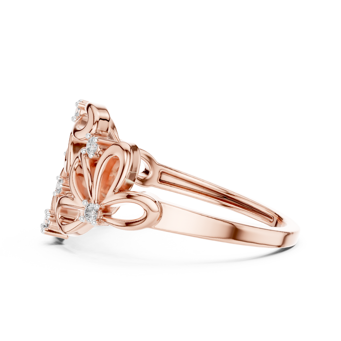The Trevanne — Round Collet Ring