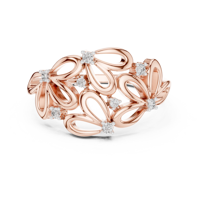 The Trevanne — Round Collet Ring