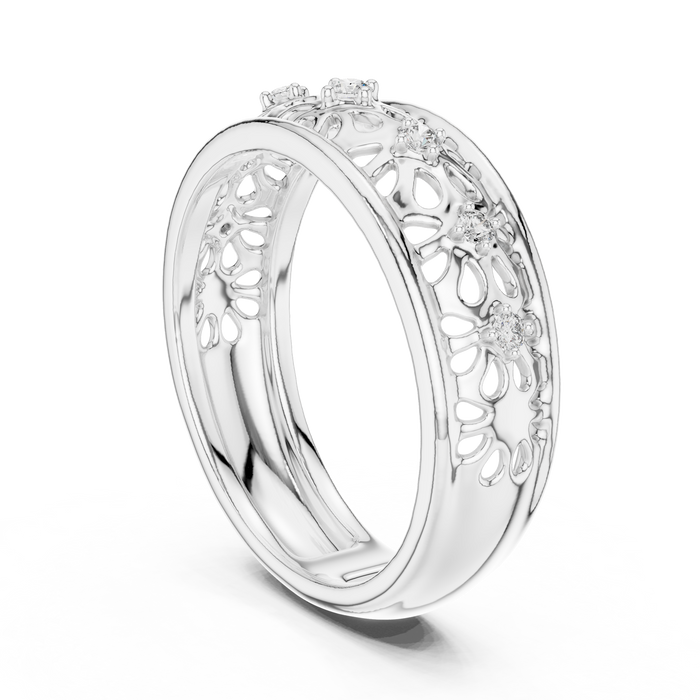 The Ustelle — Round Collet Ring