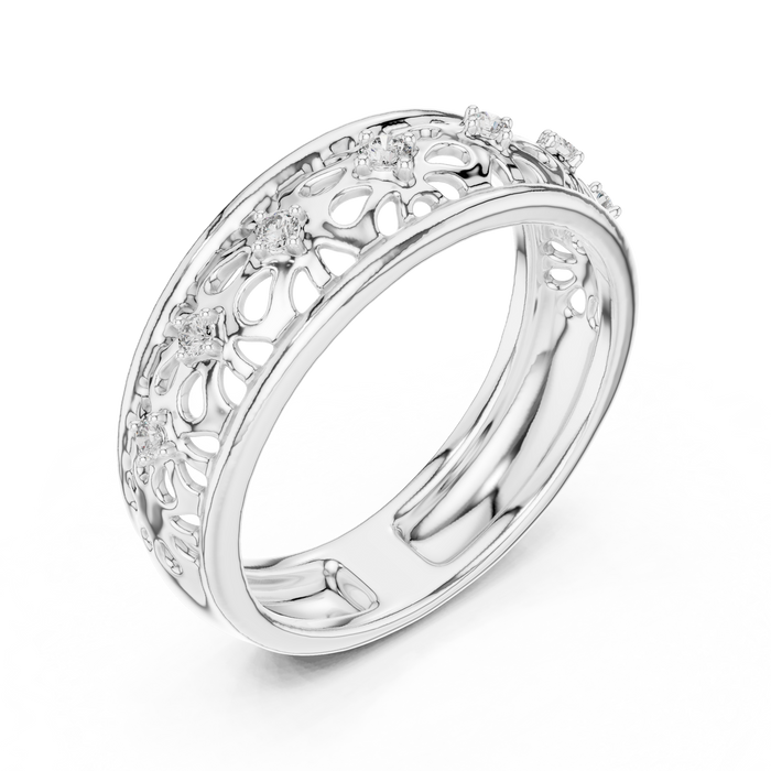 The Ustelle — Round Collet Ring