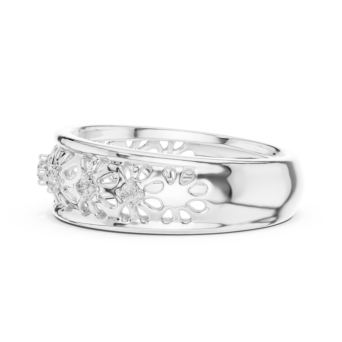 The Ustelle — Round Collet Ring